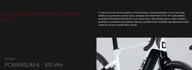 Olympia Superfast Road E-Bike 12s 2026 usata — dettaglio