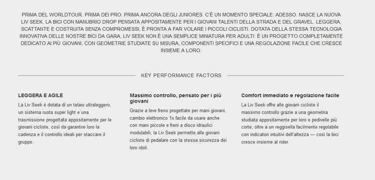 Liv Seek 2 — telaio in Alluminio, Nuovo