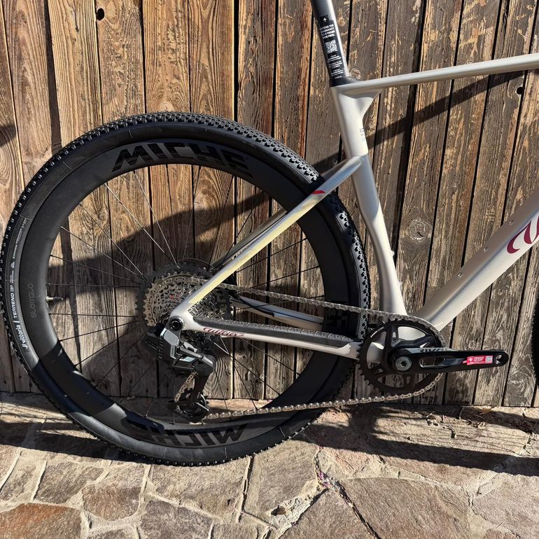 Wilier Triestina Rave Slr Byte Cream — gruppo SRAM Rival eTap AXS, taglia M