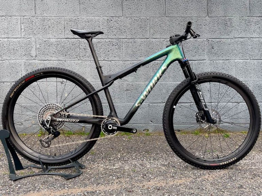Specialized S-Works Epic World Cup 2024 usata — vista laterale