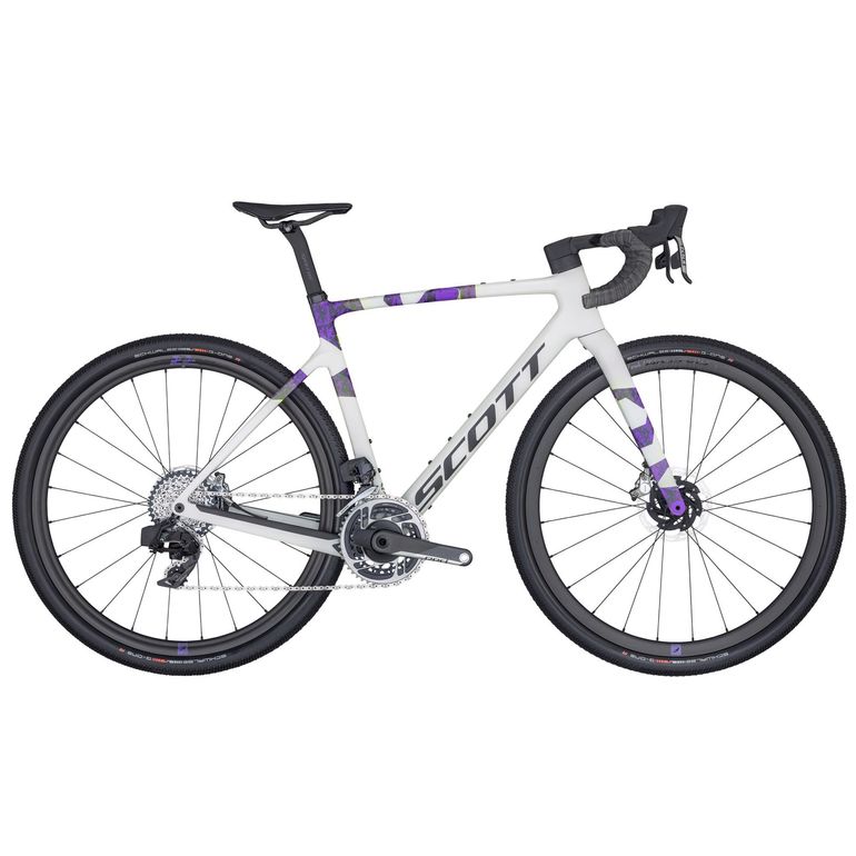 Scott Addict Gravel Rc 2024 usata — vista laterale