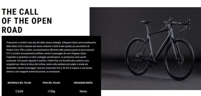 Cube Attain C:62, Race — gruppo Shimano 105, taglia 47