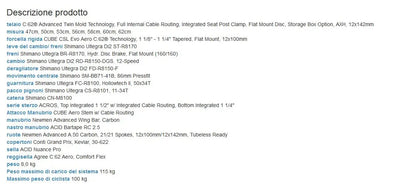 Cube Agree C:62 Pro — gruppo Shimano Ultegra Di2, taglia 53 cm