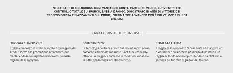 Giant Tcx Advanced Pro 0 2024 usata — dettaglio