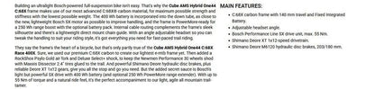 Cube Ams Hybrid One44 C:68x Race 400x Demo — telaio in Carbonio, Ottime condizioni