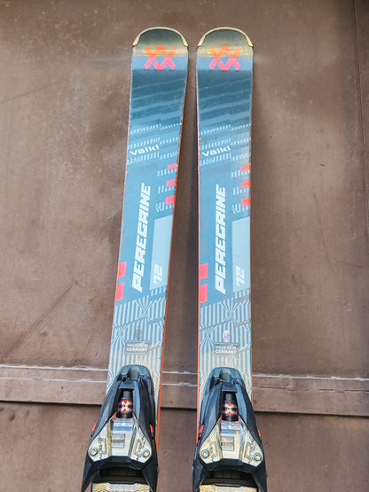 Volkl Peregrine 72 — raggio 16.4m, waist 72mm