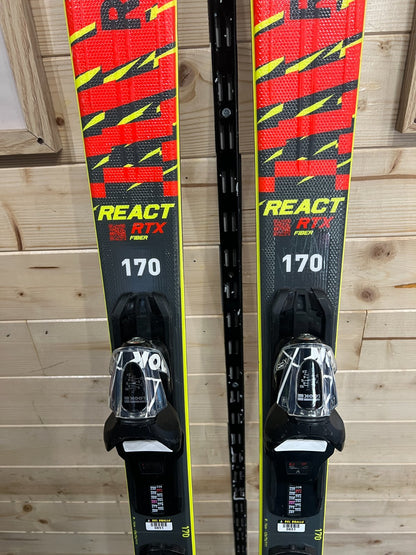 Rossignol React RTX — attacco Xpress 10 GW, Buone condizioni