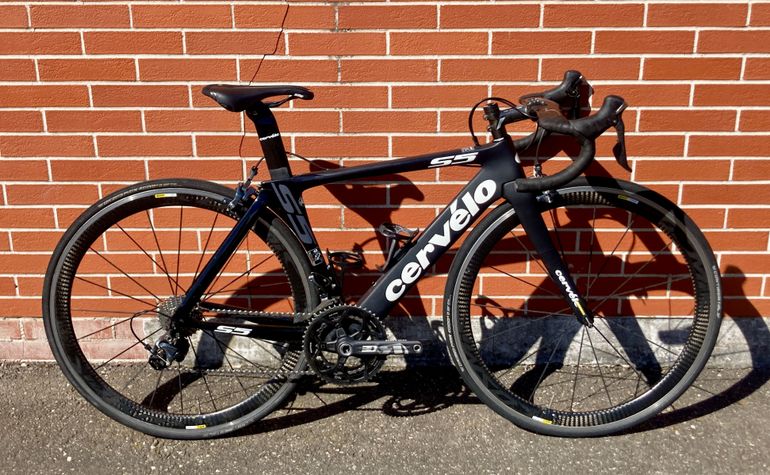 Cervelo S5 2015 usata — vista laterale