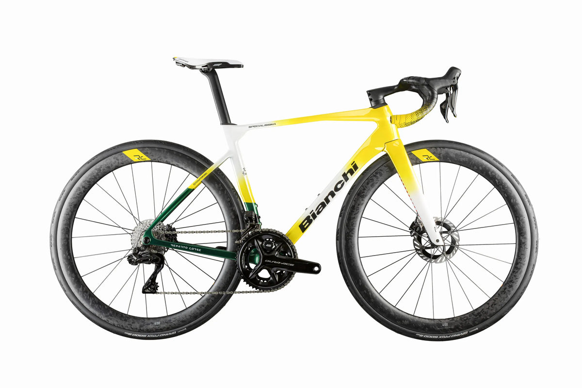 Bianchi Specialissima Rc Tour De France 2026 usata — vista laterale
