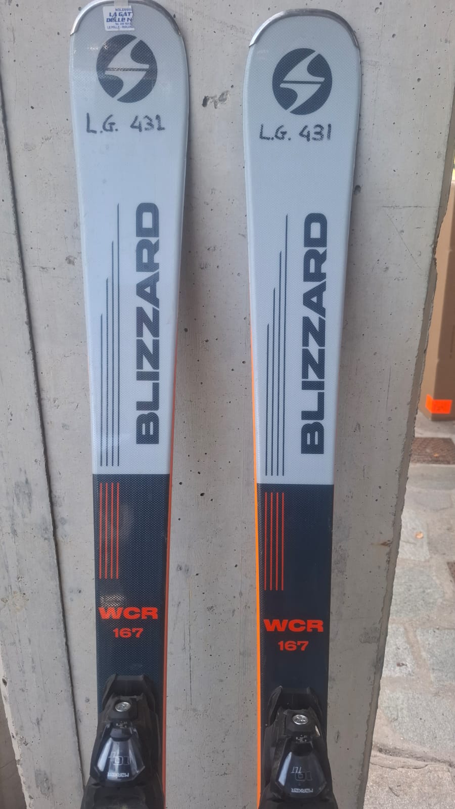 Blizzard WCR — raggio 14m, waist 72mm