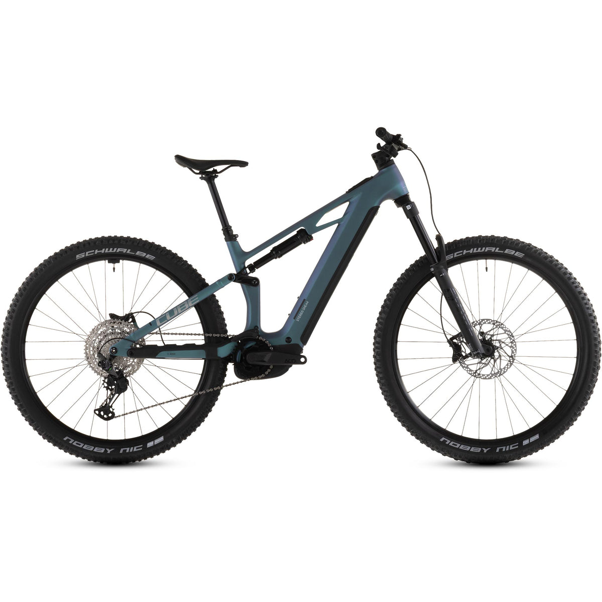 Cube Stereo Hybrid One44 Hpc Race 2026 usata — vista laterale