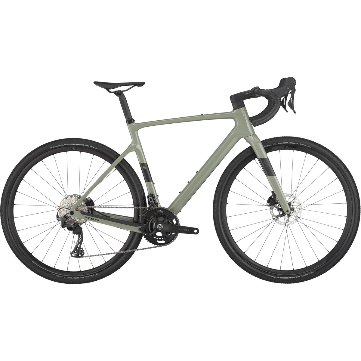 Scott Addict Gravel 50 2025 usata — vista laterale