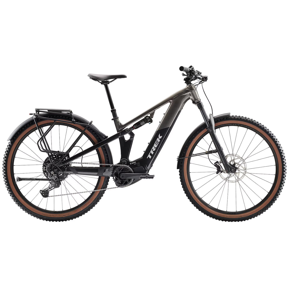 Trek Powerfly Fs+ 4 Equipped Gen 4 — gruppo Shimano Cues, taglia L