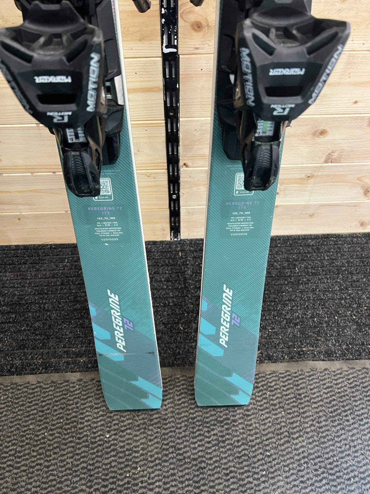 Volkl Peregrine 72 Green — attacco RMotionT 12 GW, Buone condizioni