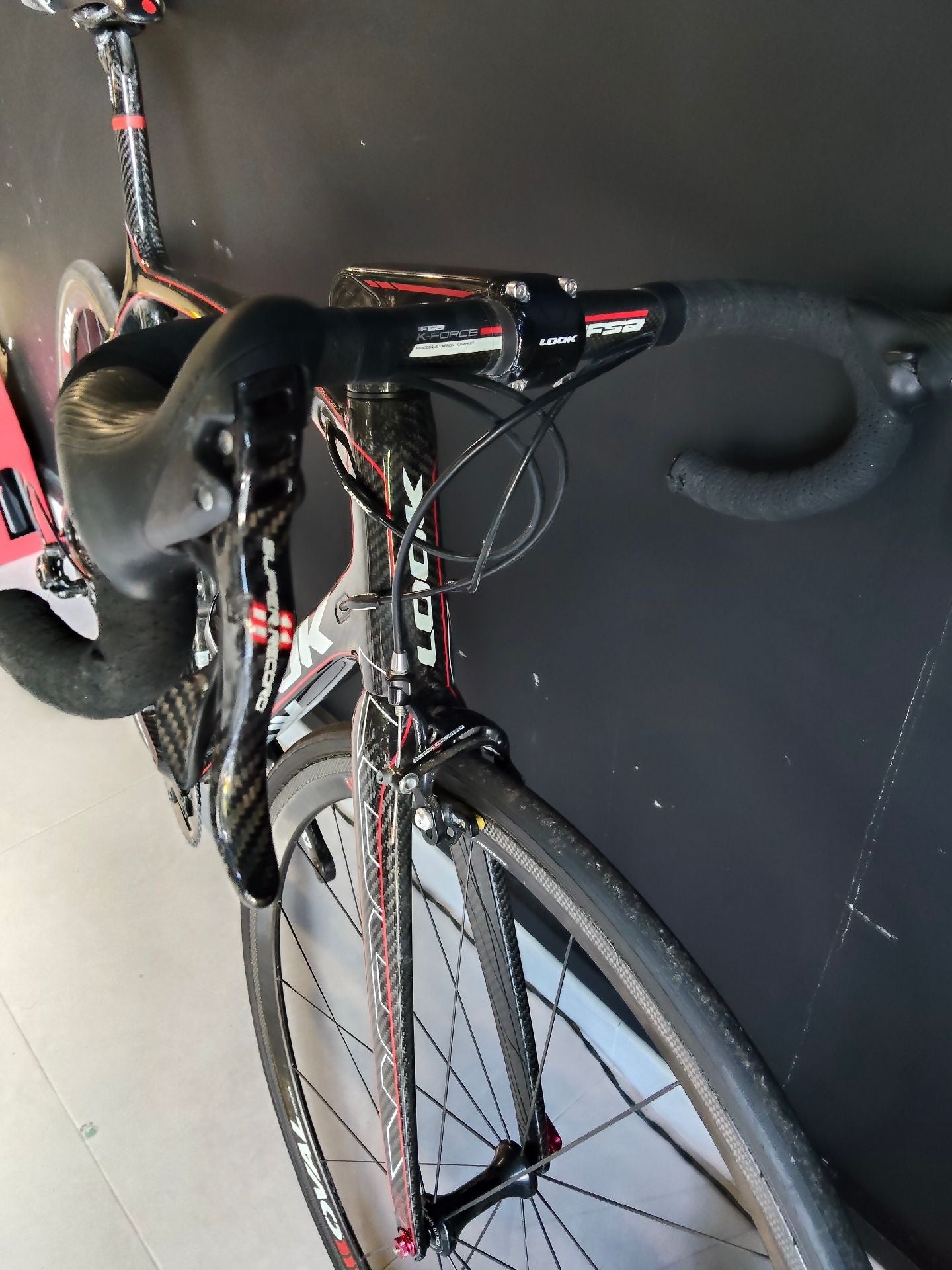 Look 695 — gruppo Campagnolo Super Record, taglia L