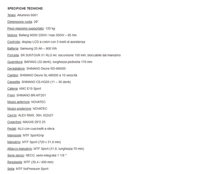 MTF Mount 7.3 — telaio in Alluminio, Nuovo
