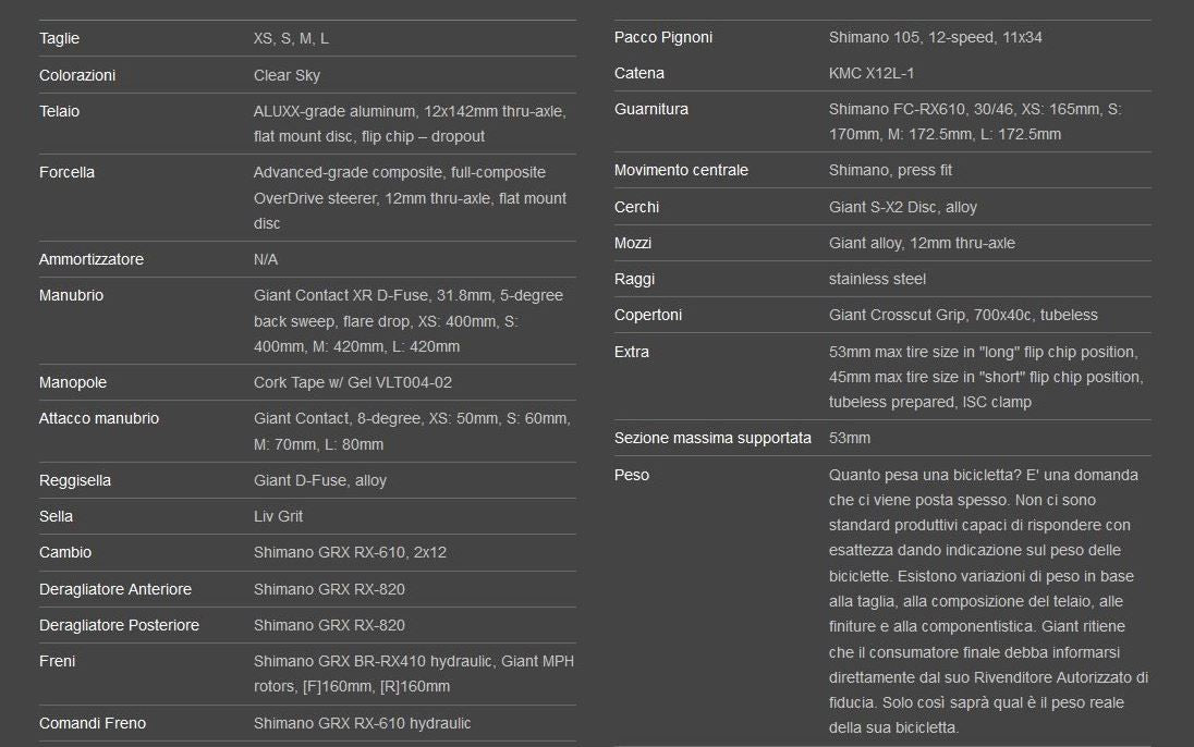 Liv Devote 0 2026 — Bici usata