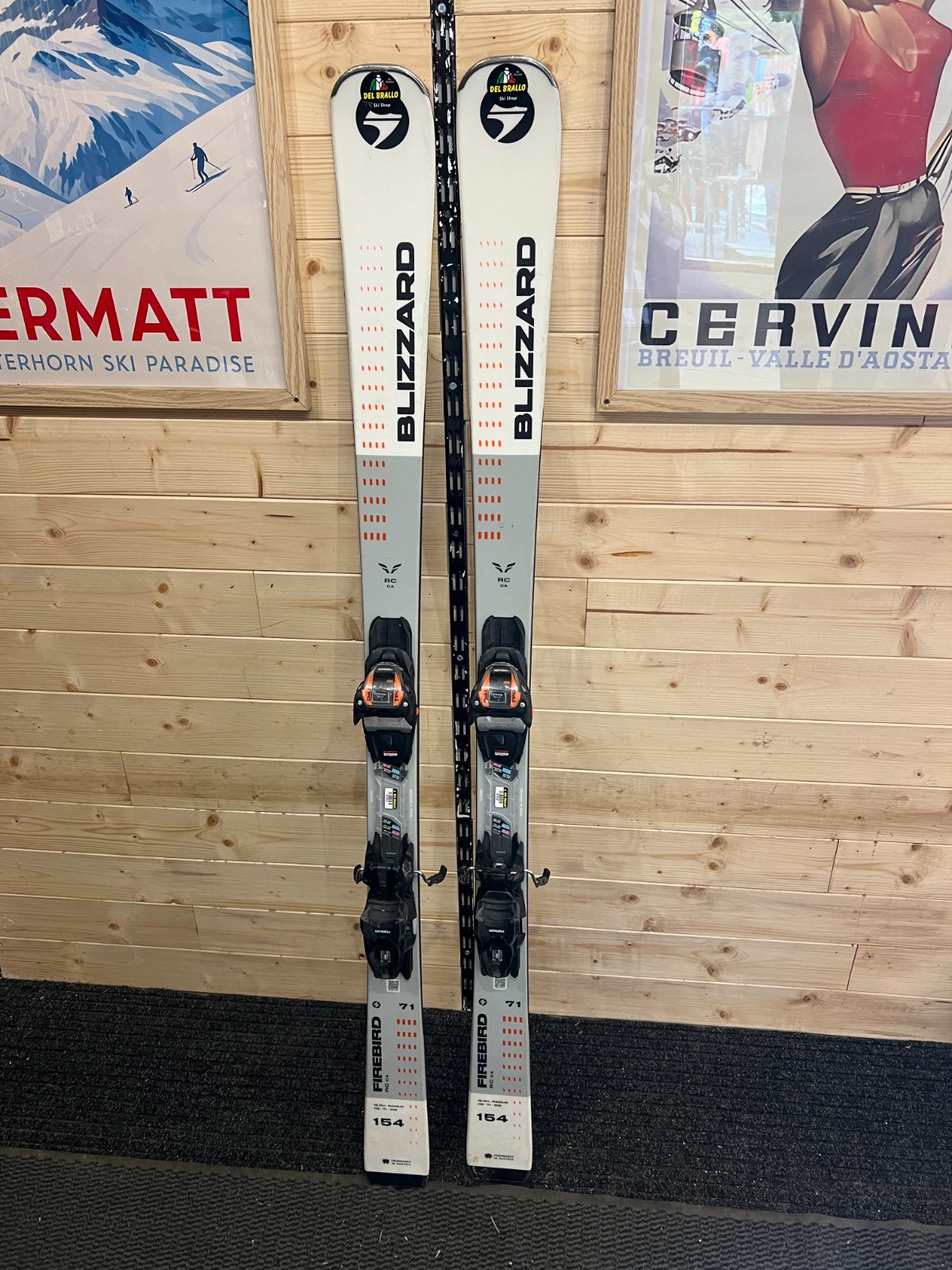Blizzard Firebird RC CA — raggio 12m, waist 71mm
