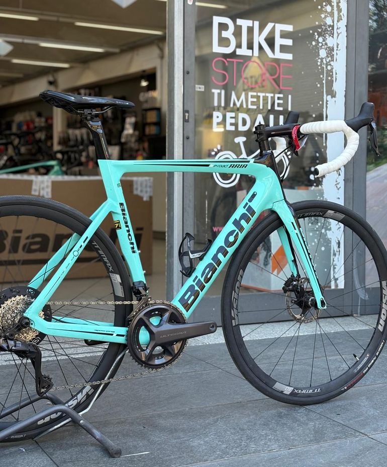 Bianchi Aria E-Road — telaio in Carbonio, Buone condizioni