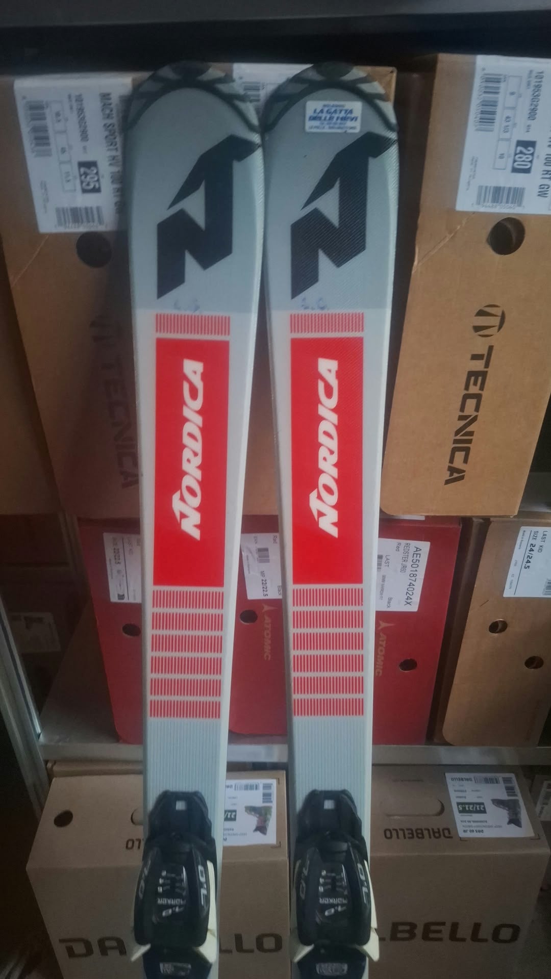 Nordica Spitfire Team JR — attacco Marker 7.0, Buone condizioni
