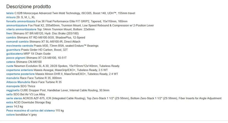 Cube Stereo One55 C:62, Slx 29 — telaio in Carbonio, Nuovo