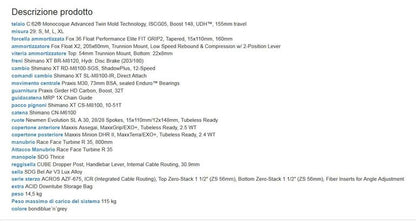 Cube Stereo One55 C:62, Slx 29 — telaio in Carbonio, Nuovo