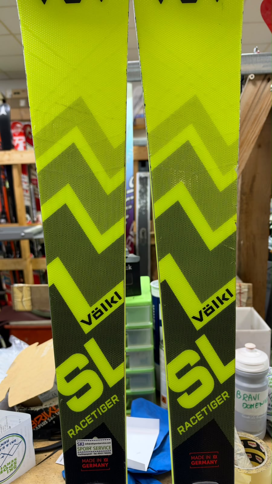 Volkl Racetiger SL — attacco RMotionT 12 GW, Ottime condizioni