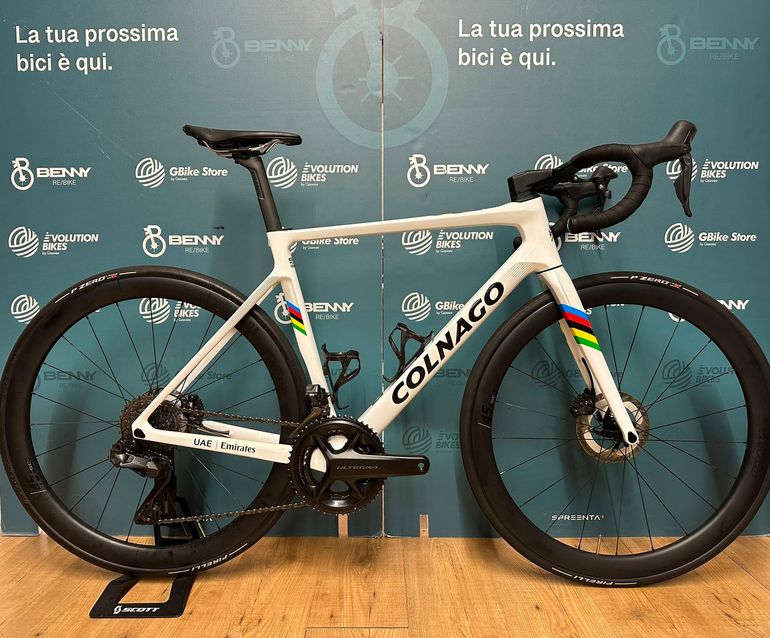 Colnago V4rs Iride World Champion 2025 usata — vista laterale