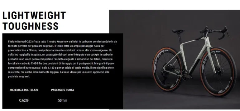 Cube Nuroad C:62 Slx — gruppo SRAM Eagle GX, taglia M