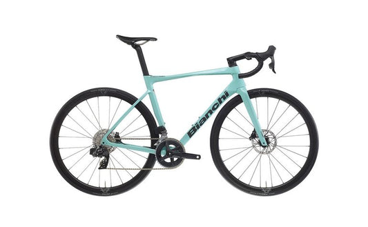 Bianchi Specialissima Comp 2025 usata — vista laterale