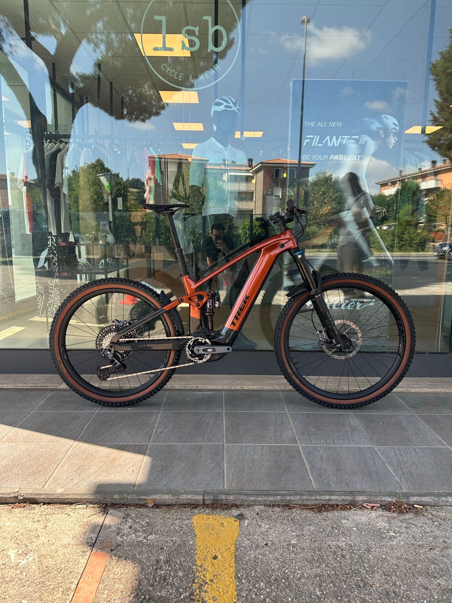 Trek Rail+ 9.8 T-Type Gen 5 — gruppo SRAM GX Eagle AXS (T-Type), taglia M