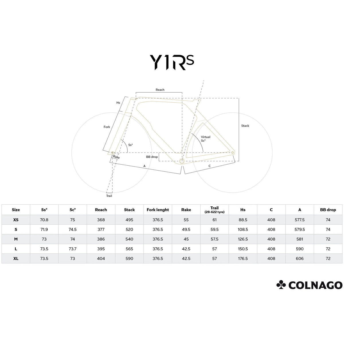 Colnago Y1rs 2026 usata — dettaglio