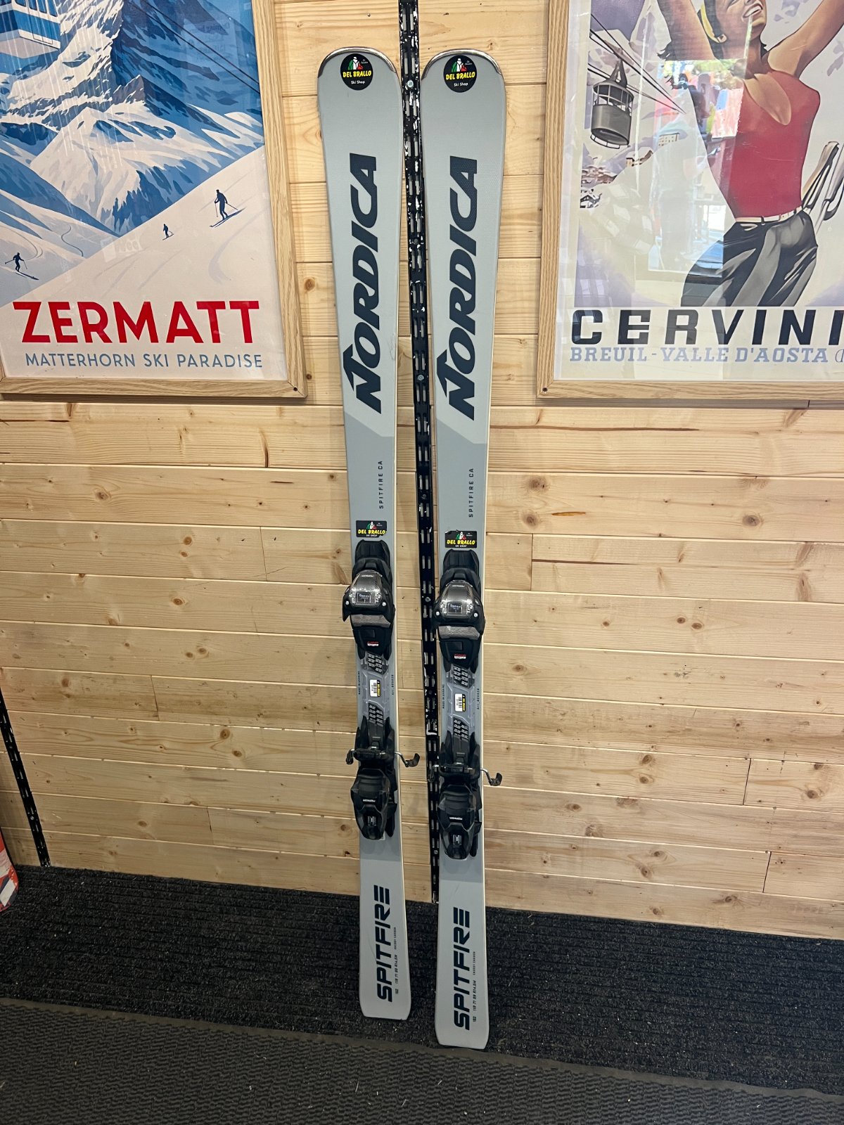 Nordica Spitfire CA — raggio 14.5m, waist 71mm
