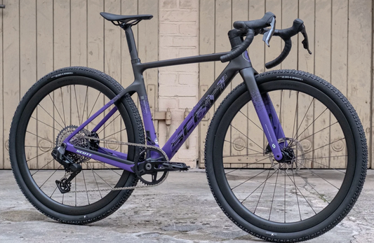Scott Addict Gravel 20 2025 usata — vista laterale