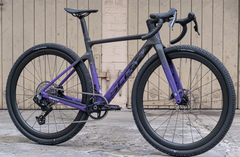 Scott Addict Gravel 20 2025 usata — vista laterale
