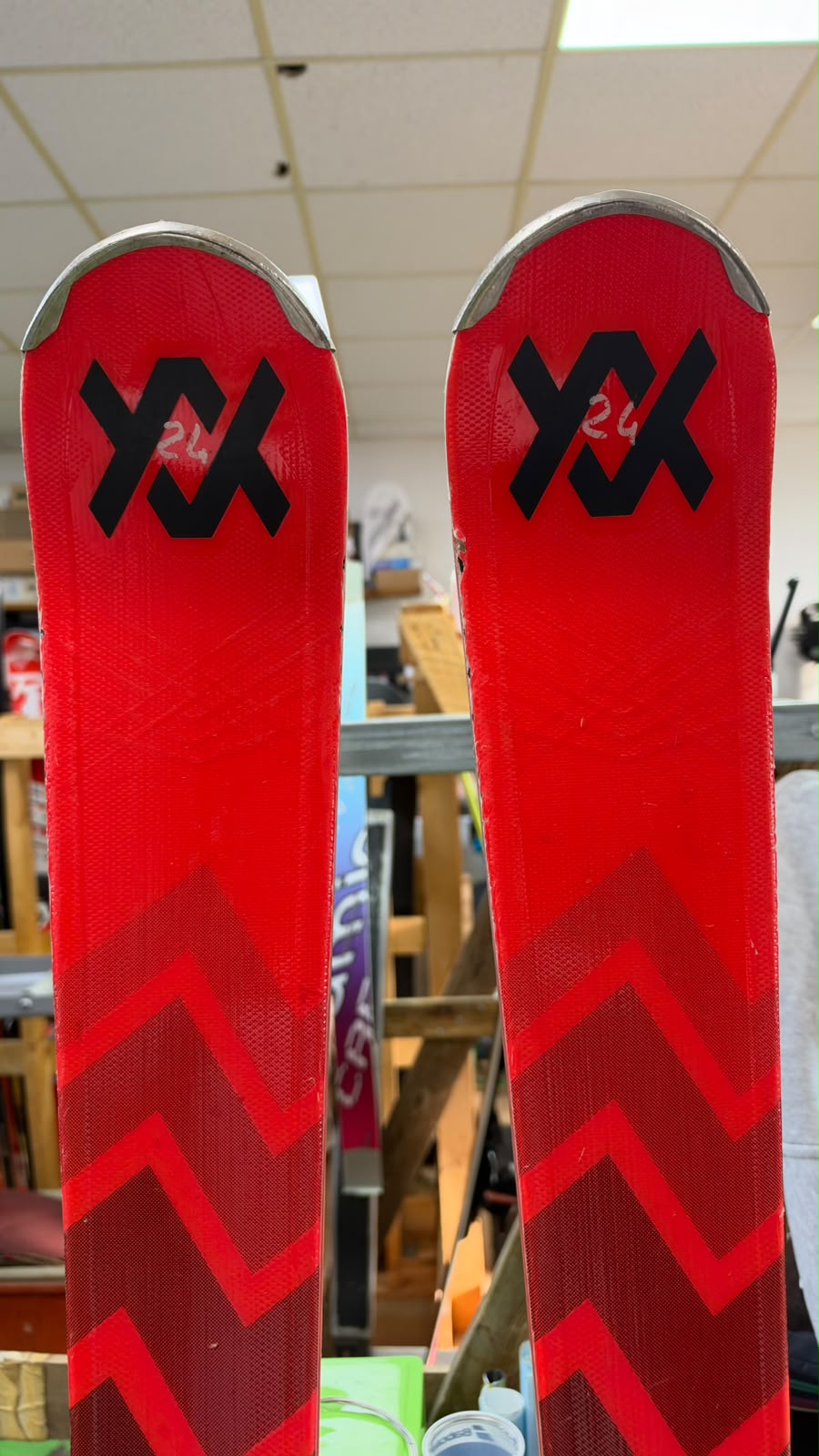 Volkl Racetiger RC — attacco VMotionT 12, Buone condizioni
