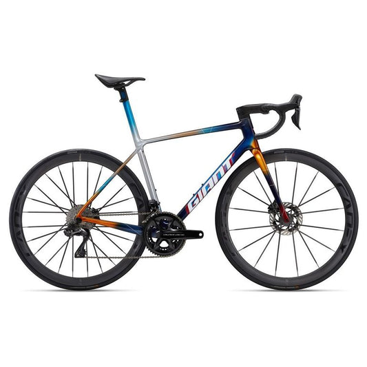 Giant Tcr Advanced Sl Team Maraya Blue 2025 usata — vista laterale