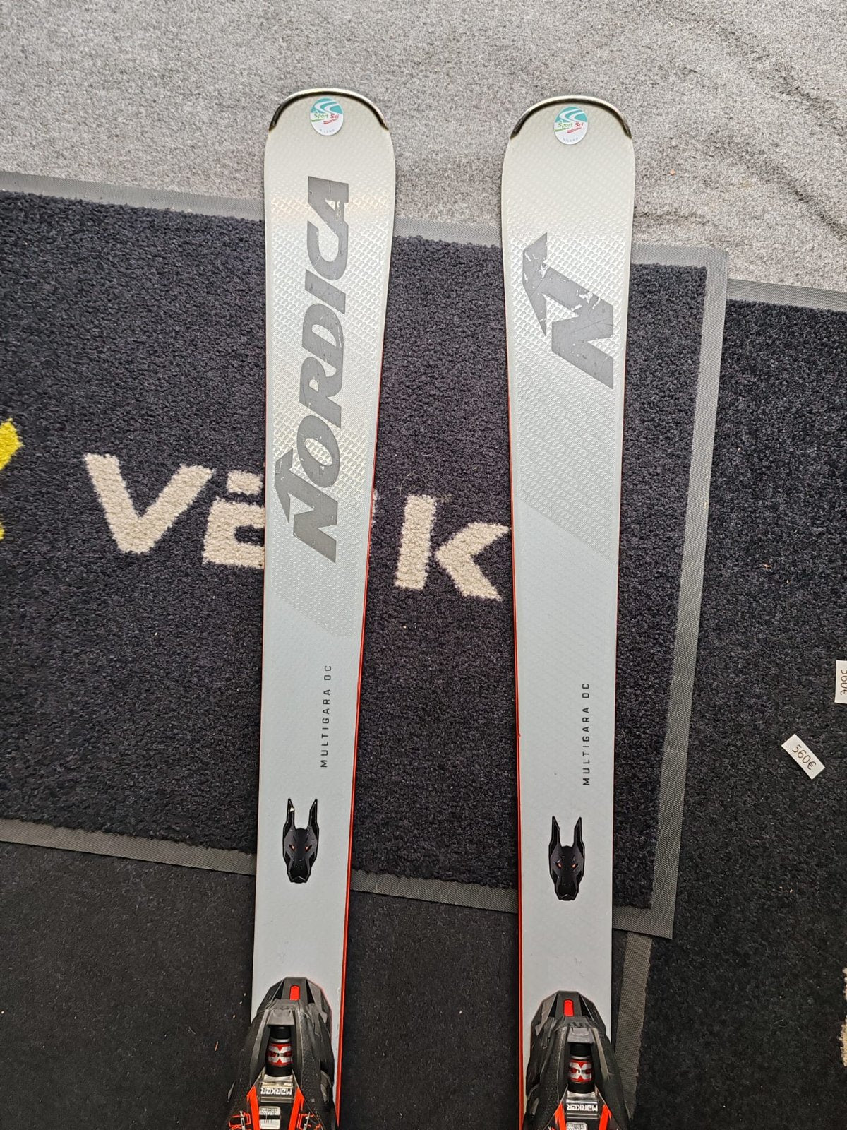 Nordica Dobermann Multigara DC Grey — raggio 16.6m, waist 70mm