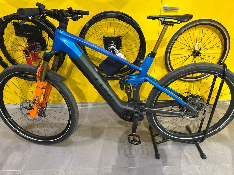 Cube Stereo Hybrid 140 Hpc, Actionteam 750 — gruppo Shimano Deore XT, taglia XL
