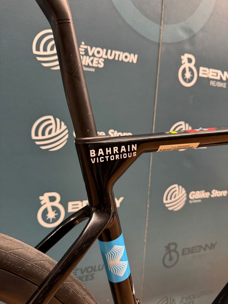 Merida Scultura Bahrain Victorious 2024 usata — dettaglio