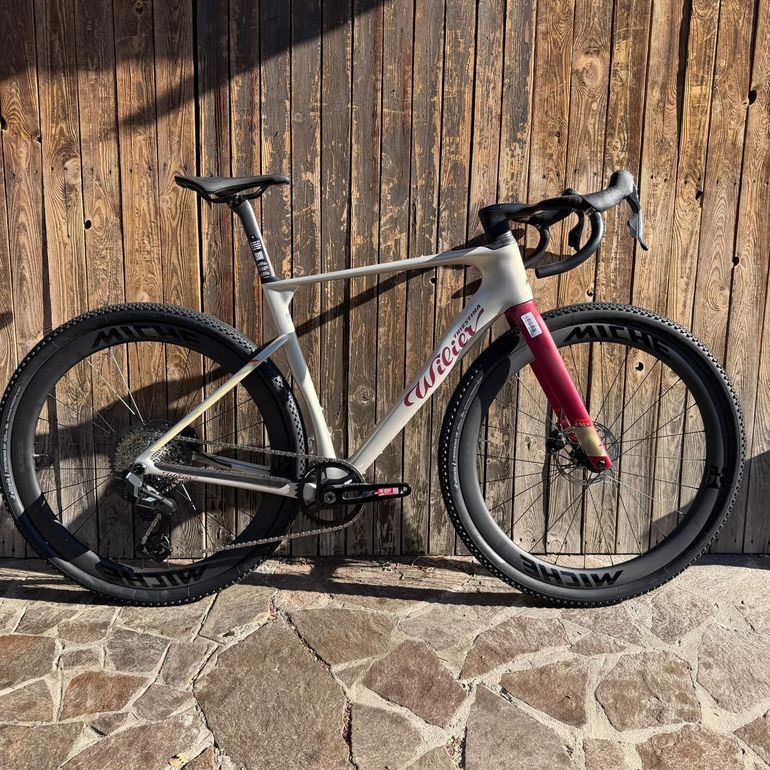Wilier Triestina Rave Slr Byte Cream 2027 usata — vista laterale