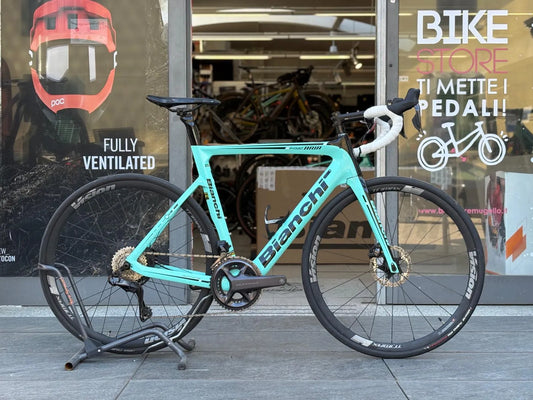 Bianchi Aria E-Road 2019 usata — vista laterale