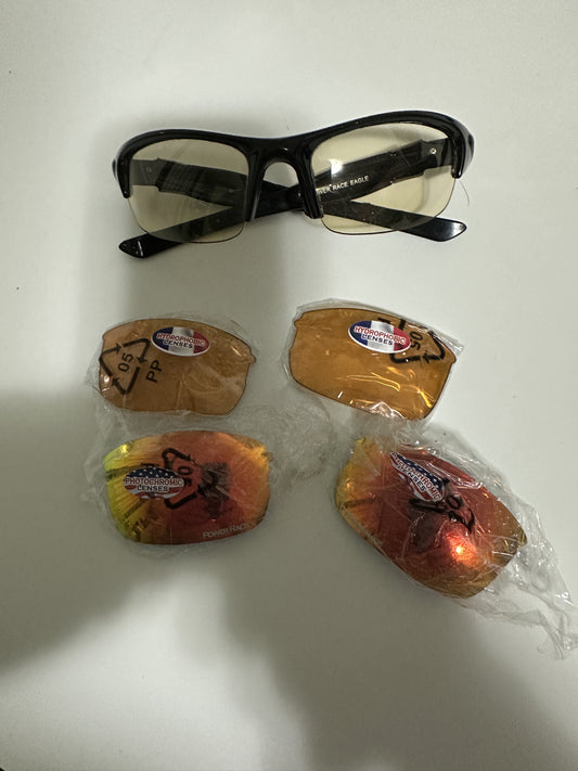 Occhiali da bici usati Power Race