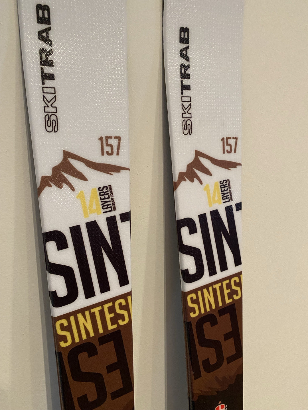 Aste sci scialpinismo Skitrab + pelli originali 157 cm usati – Weply