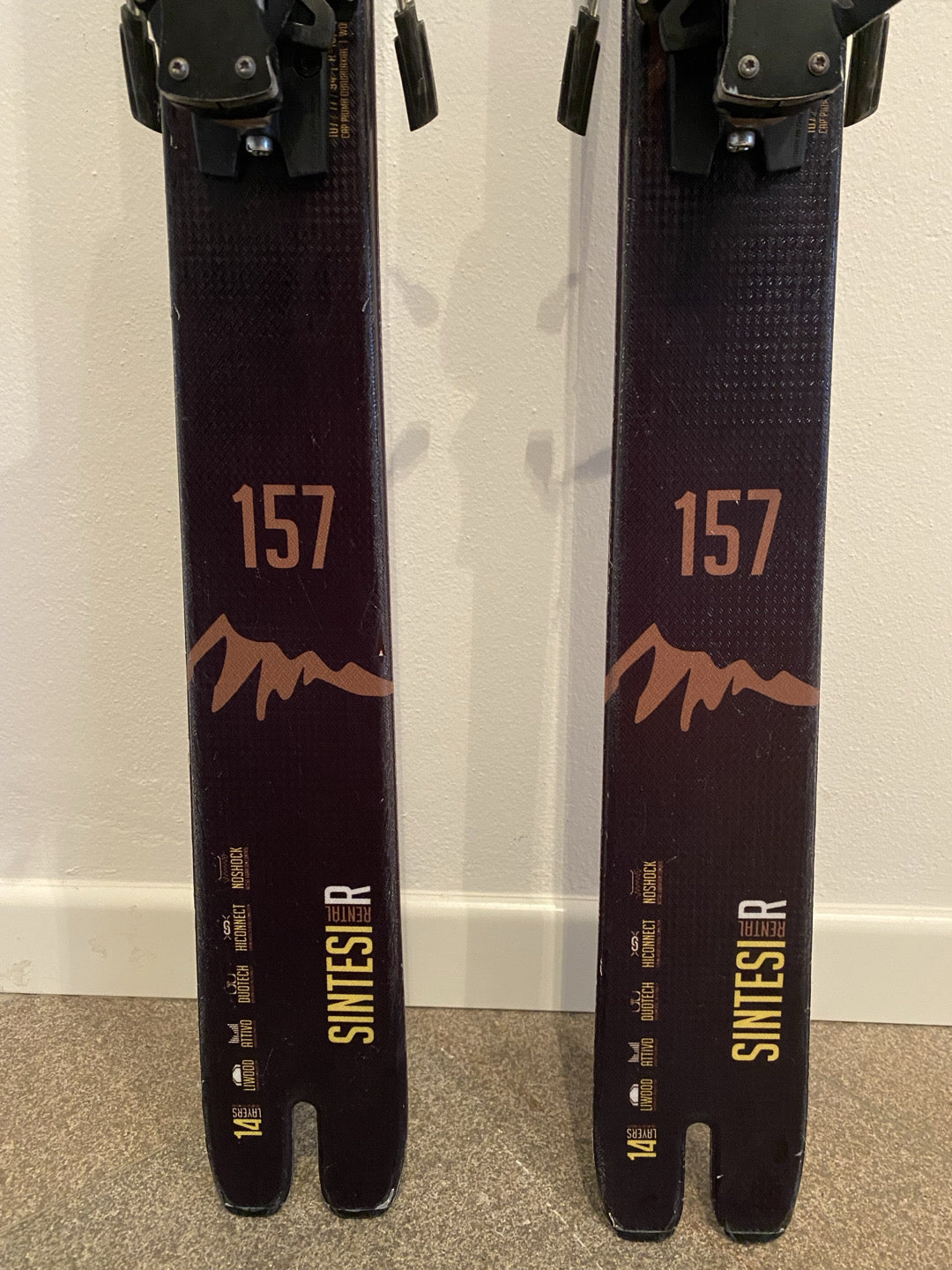 Aste sci scialpinismo Skitrab + pelli originali 157 cm usati – Weply