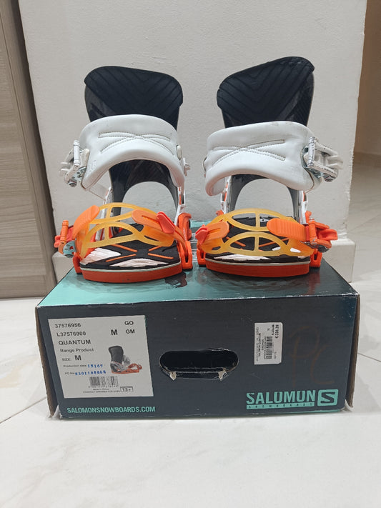 Attacchi Snowboard Salomon Quantum 2013 - Bianco Usati