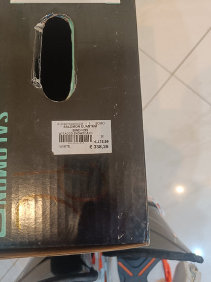 Attacchi Snowboard Salomon Quantum 2013 - Bianco Usati
