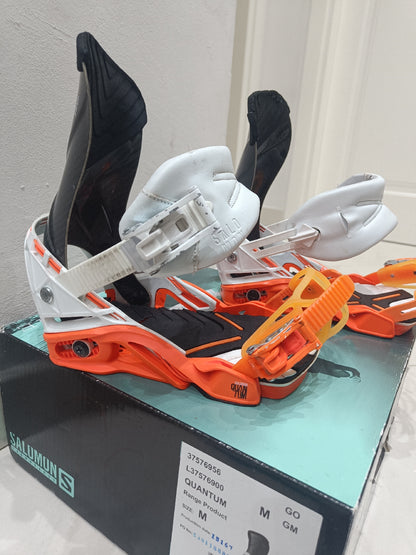 Attacchi Snowboard Salomon Quantum 2013 - Bianco Usati