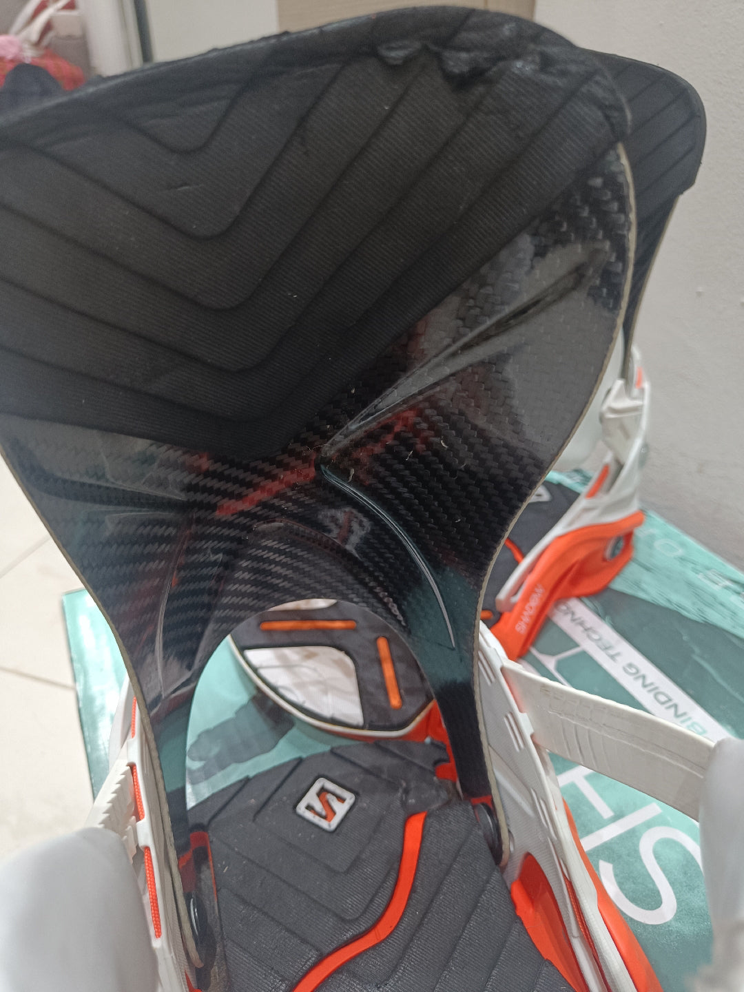 Attacchi Snowboard Salomon Quantum 2013 - Bianco Usati