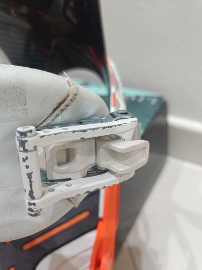 Attacchi Snowboard Salomon Quantum 2013 - Bianco Usati